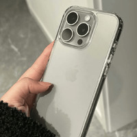 YINUO 以诺 适用iPhone16手机壳新款苹果15promax透明高级感14pro简约13大孔镜头12防摔奢华硅胶软壳11女xsmax/xr保护壳