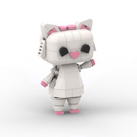 Brickit 可爱禽兽系列 BICA-02 白猫 Rosy