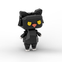 Brickit 可爱禽兽系列 BICA-01 小黑猫 BlackyCat