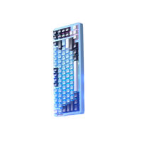 莱奥伯格 LEOBOG Hi86 86键 三模机械键盘 冰川蓝 灵动轴 RGB