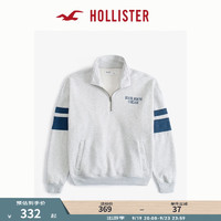 HOLLISTER 美式情侣运动抓绒宽松长袖卫衣 KI322-4219