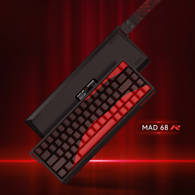 MADLIONS 美加狮MAD 68 R 68键有线机械键盘昆仑磁轴RGB 【报价价格评测