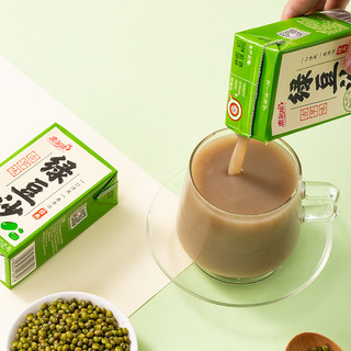 惠尔康绿豆沙夏季清凉植物蛋白饮料250ml*16盒整箱绿豆饮品