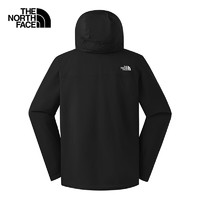 THE NORTH FACE 北面 三合一冲锋衣男24秋冬新款户外运动防水保暖夹棉内胆夹克外套