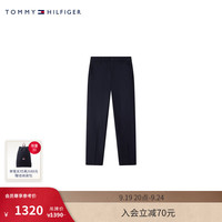 TOMMY HILFIGER24新款秋冬童装男纯羊毛一字袋色标织带休闲长裤TH2432210 654
