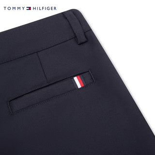 TOMMY HILFIGER24新款秋冬童装男纯羊毛一字袋色标织带休闲长裤TH2432210 654