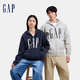 Gap 盖璞 男女装印花字母logo抓绒连帽卫衣 660128