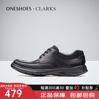 Clarks 其乐 男鞋透气舒适系带商务休闲鞋男士皮鞋Cotrell.Edge海外 26137385 40