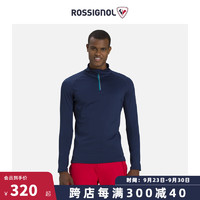 ROSSIGNOL 金鸡男款滑雪保暖速干衣内搭滑雪服内衣弹力雪服打底衫 深藏青色 M