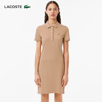 法国拉科斯特 LACOSTE女装24秋季时尚气质休闲简约POLO裙|EF5473 02S/奶咖色 40 /170