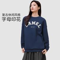 CAMEL 骆驼 运动卫衣女春秋款长袖上衣时尚通勤保暖外套女式卫衣