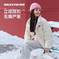 SKECHERS 斯凯奇 运动羽绒服女休闲宽松百搭保暖防寒防泼水外套男士