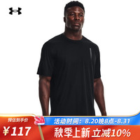 安德玛 UNDER ARMOUR多色可选尺码全男士CoolSwitch短袖T恤1370362 001黑色 XL