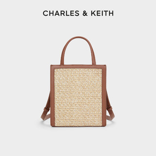 CHARLES & KEITH CHARLES&KEITH24夏新款CK2-30782325-2复古手提托特包斜挎小方包