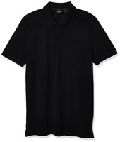 移动专享：HUGO BOSS 成人 polo衫 帕拉斯短袖皮克polo衫 短袖 Black 尺码Small