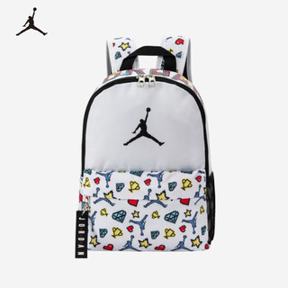 Jordan 耐克（NIKE）Jordan儿童书包男女童双肩包背包 纯白色 2T/4T