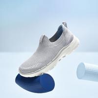 SKECHERS 斯凯奇 女款健步鞋网布一脚蹬懒人鞋休闲女鞋运动鞋秋季