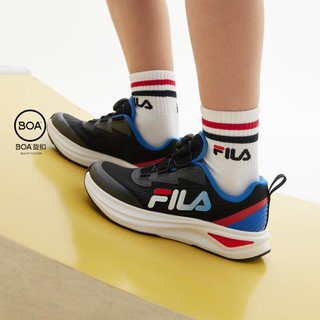 FILA 斐乐 超跑I3】男中大童（33-40）跑步鞋男童鞋防滑轻便跑鞋