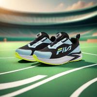 FILA 斐乐 男中大童（33-40）跑步鞋男童鞋轻便舒适日常跑鞋