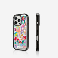 CASETiFY Disney x CASETiFY 小美人鱼爱丽儿公主贴纸满印适用iPhone14/13/12/Pro/Max手机壳