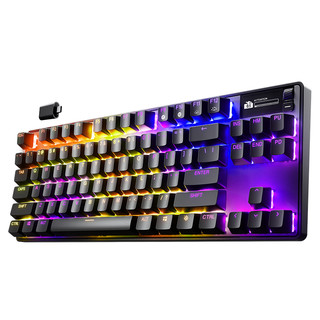 Steelseries 赛睿 Apex Pro TKL WL Gen 3 84键 有线机械键盘 黑色 三代磁轴 RGB