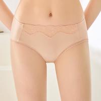 舒适莫代尔中低腰三角抑菌内裤女