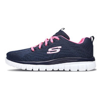 SKECHERS 斯凯奇 女鞋时尚潮流运动鞋跑步时尚网面透气防滑休闲鞋