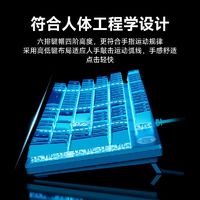 百亿补贴：HP 惠普 GK100真机械键盘有线游戏专用电竞外设青轴茶轴炫彩灯效