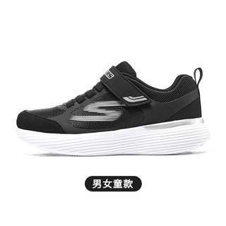 SKECHERS 斯凯奇 女童鞋儿童运动鞋网孔透气易弯折学生体训鞋小白鞋302429L 女童-四季款/黑色/BLK 27.5