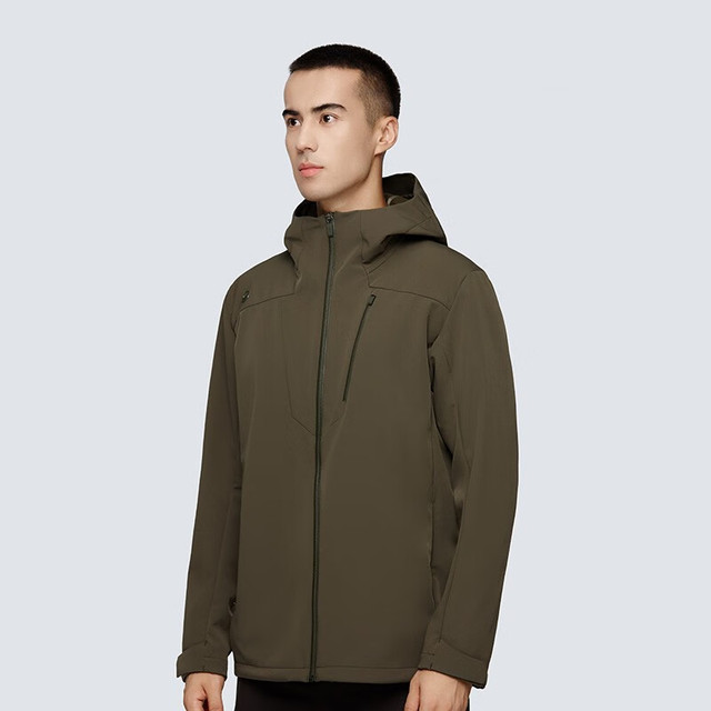 HALTI 芬兰男士软壳衣夹克防风防泼水加绒保暖外套夹克HFSDT06080S 牛油果绿色 175