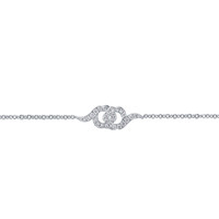 CHOW TAI FOOK 周大福 HEARTS ON FIRE  Lorelei Collection18K金钻石手链女UU245