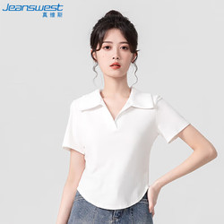 JEANSWEST 真维斯 t恤女夏季薄打底衫上衣