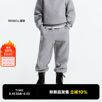 little MO&Co.REEBOK联名系列 little moco童装24秋装男女童亲子装长裤卫裤 中花灰色 110/50