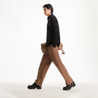 杰克·琼斯（JACK&JONES）秋季宽松针织开衫男铁塔刺绣潮流时尚百搭开衫毛衣长袖针织衫 黑色E40常规黑色E40 180/100A/L