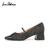 Sam Edelman 2024秋季新款法式方头蝴蝶结中粗跟玛丽珍鞋女THORA