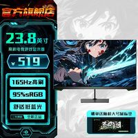 百亿补贴：泰坦军团 P24H2G 24英寸 VA FreeSync 显示器 (1920*1080dpi、165Hz）