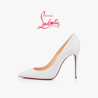 Christian Louboutin 路铂廷 KATE系列 女士牛皮革高跟鞋 3120836 白色 39.5