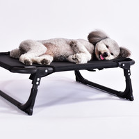 可折叠宠物行军床夏日狗狗通风透气防潮铁架床贵宾边牧法斗床