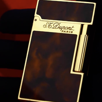 S.T.Dupont 都彭 Ligne2中国漆Atelier系列 1953彩漆纪念版 16128 云雾晕染 朗声充气打火机 浅棕