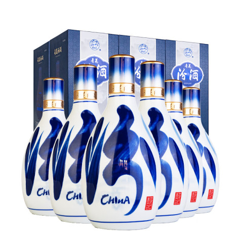 省1075.38元】汾酒白酒_汾酒青花20 53%vol 清香型白酒500ml*6瓶整箱装