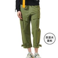 NB奥莱女款纯色薄款百搭运动休闲工装时尚防泼水梭织长裤