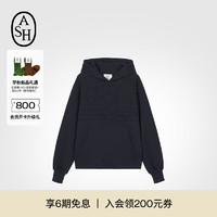 ASH女装2024秋季EXCELSIOR(HOODIES)连帽卫衣女百搭宽松长袖外套 深藏青 A50