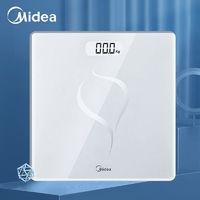 百亿补贴：Midea 美的 电子秤体重秤高精度电池款称重计家用智能人体小型减肥耐用