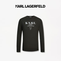 Karl Lagerfeld卡尔·拉格斐2024秋季新款长袖套头羊毛衫老佛爷1K1D50201273