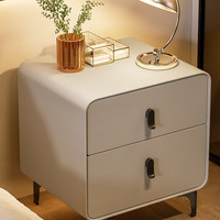 KERZY 可芝 P330 简约现代床头柜 卡其色 45x40x50cm