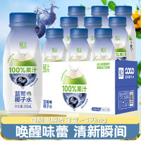 小轻甘 乳酸菌饮品 蓝莓味椰子水245ml*10瓶