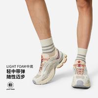 百亿补贴：LI-NING 李宁 极光男款休闲鞋2024秋季透气减震耐磨运动鞋开学好物AGCU075