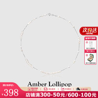 Amber Lollipop 珍珠项链 S925银 锁骨链