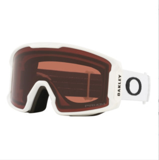 OAKLEY 欧克利 LINE MINER系列 岩矿防雾滑雪镜 7093-65 暗红色