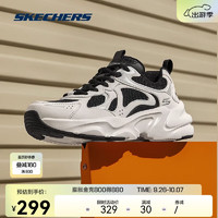 SKECHERS 斯凯奇 男女同款老爹鞋绑带运动鞋厚底增高设计感117368 118325